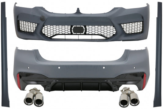Complete M5 Style Body Kit with Exhaust Tips for BMW 5 Series G30 Sedan (2017–2019)