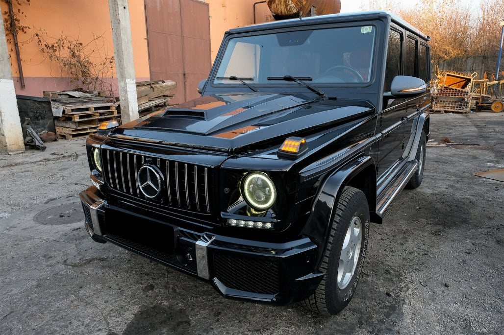 Complete Mirror Assembly 2018 Facelift Design Dynamic Turn Signal for Mercedes G-Class W463 (1989–2017)