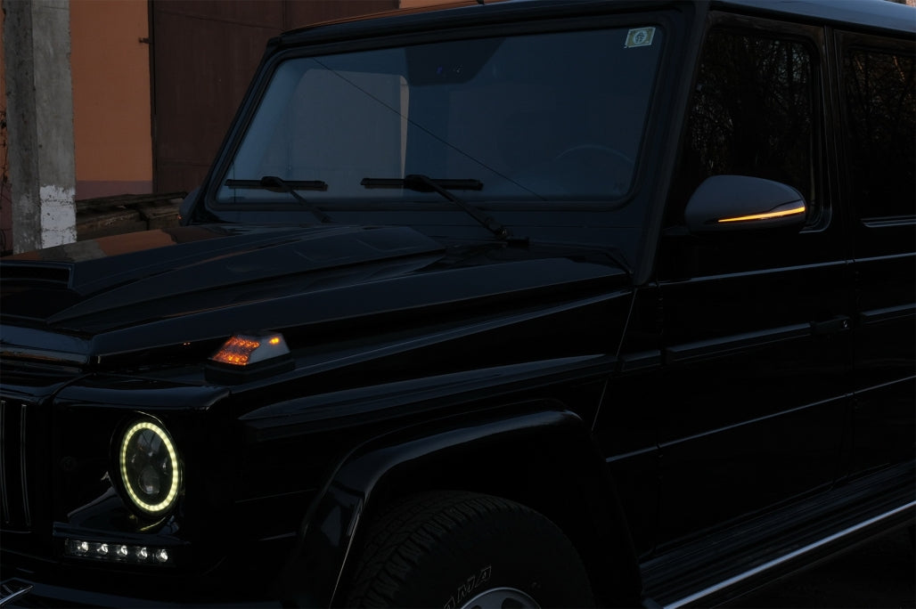 Complete Mirror Assembly 2018 Facelift Design Dynamic Turn Signal for Mercedes G-Class W463 (1989–2017)