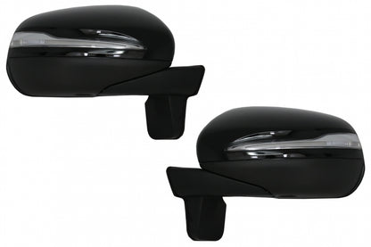 Complete Mirror Assembly 2018 Facelift Design for Mercedes G-Class W463 (2012–2017) Piano Black