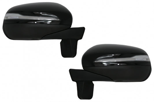Complete Mirror Assembly 2018 Facelift Design for Mercedes G-Class W463 (2012–2017) Piano Black