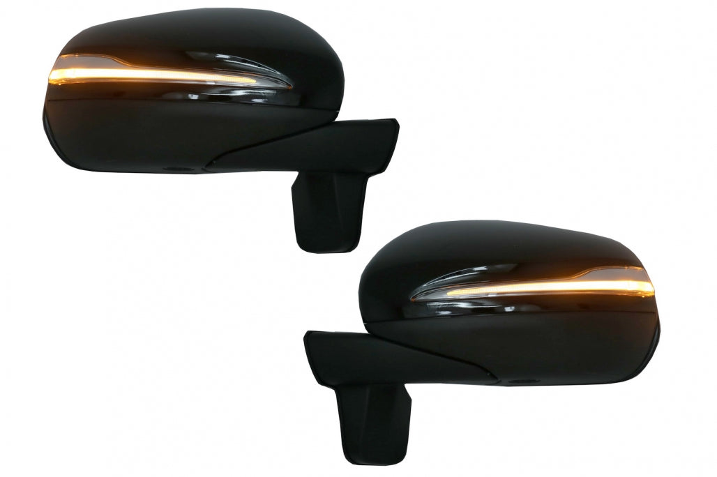Complete Mirror Assembly 2018 Facelift Design for Mercedes G-Class W463 (2012–2017) Piano Black