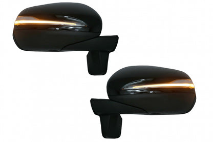 Complete Mirror Assembly 2018 Facelift Design for Mercedes G-Class W463 (2012–2017) Piano Black