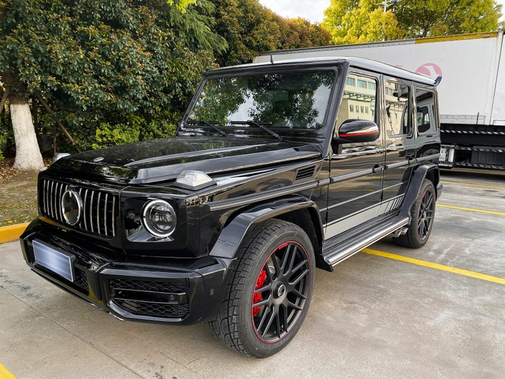 Complete Mirror Assembly 2018 Facelift Design for Mercedes G-Class W463 (2012–2017) Piano Black
