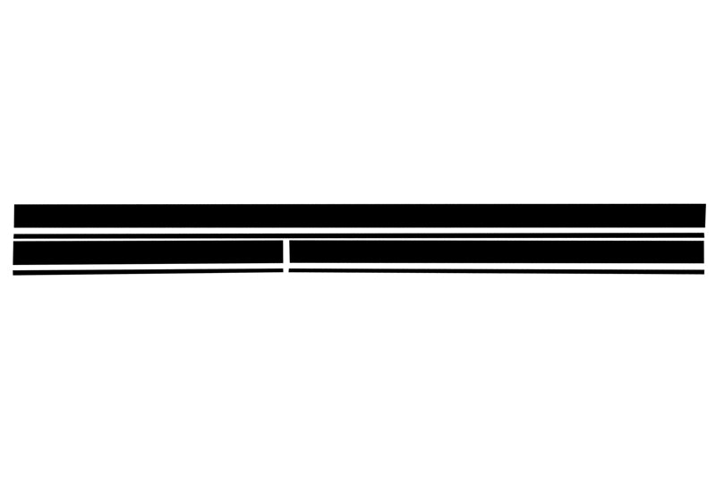 Decal Set 45 Design Matte Black for Mercedes A-Class W176 CLA W117 X117 C-Class W205 (2012–2018)