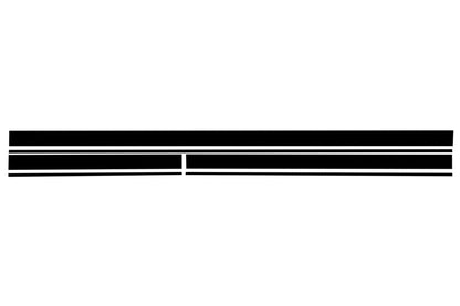 Decal Set 45 Design Matte Black for Mercedes A-Class W176 CLA W117 X117 C-Class W205 (2012–2018)