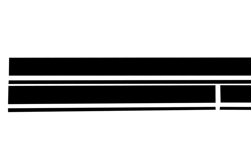 Decal Set 45 Design Matte Black for Mercedes A-Class W176 CLA W117 X117 C-Class W205 (2012–2018)