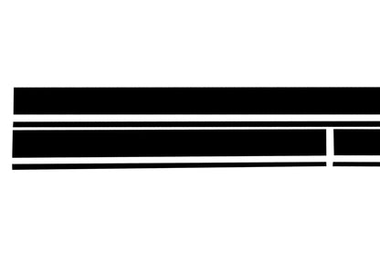 Decal Set 45 Design Matte Black for Mercedes A-Class W176 CLA W117 X117 C-Class W205 (2012–2018)