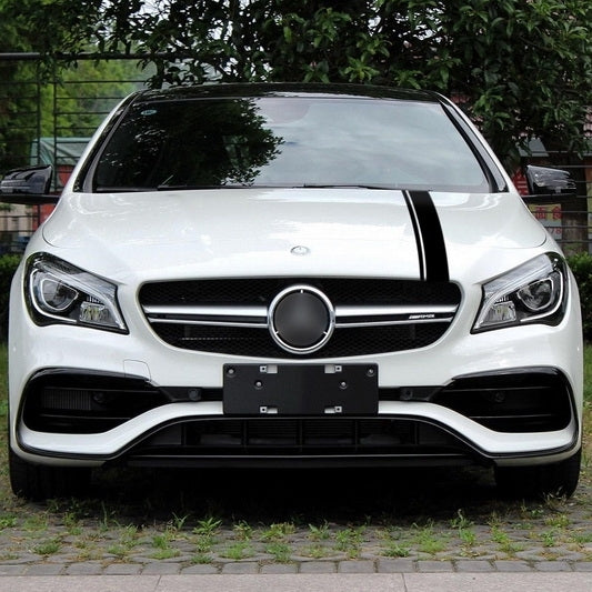 Decal Set 45 Design Matte Black for Mercedes A-Class W176 CLA W117 X117 C-Class W205 (2012–2018)