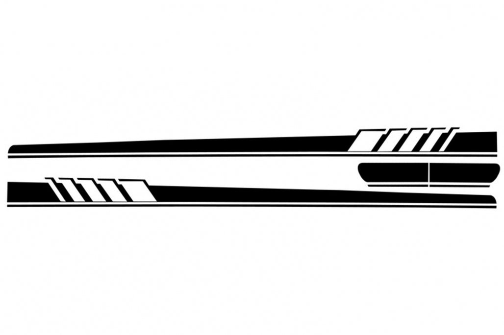 Decal Set Edition 1 Matte Black for Mercedes C-Class C205 A205 (2014–Up)