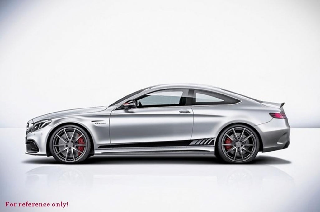 Decal Set Edition 1 Matte Black for Mercedes C-Class C205 A205 (2014–Up)