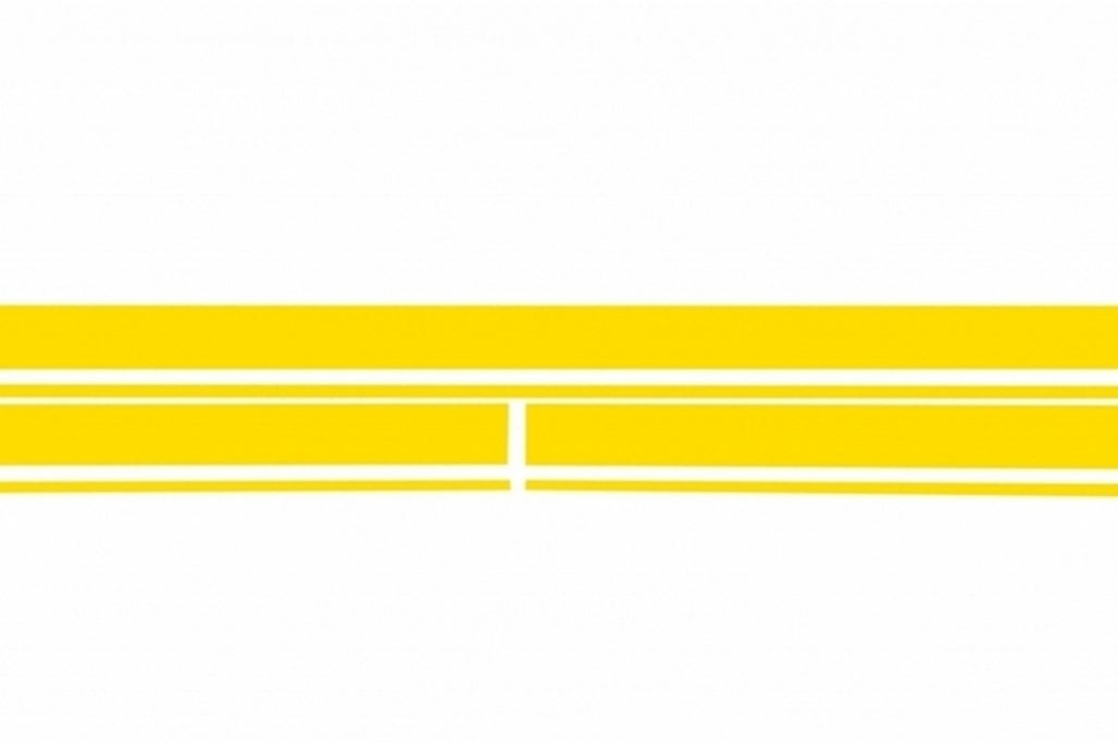 Decal Set Matte Yellow for Mercedes C-Class C205 A205 (2014–Up)