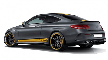 Decal Set Matte Yellow for Mercedes C-Class C205 A205 (2014–Up)