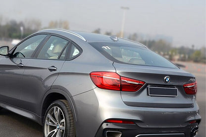 Decorative Roof Rails Aluminium Silver for BMW X6 F16 (2015-2019)