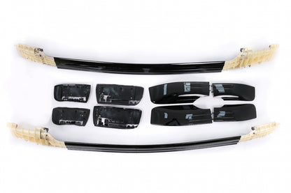 Decorative Roof Rails Black for BMW X6 E71 E72 (2008-2015)
