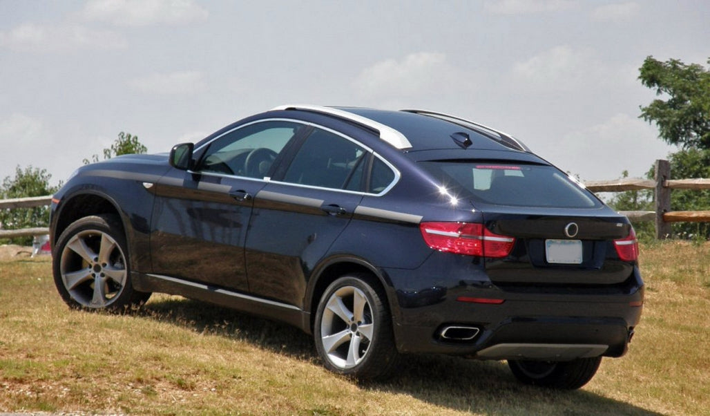 Decorative Roof Rails Silver for BMW X6 E71 E72 (2008-2015)