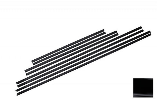 Door Moldings Strips Kit with Matte Black Side Decals and Smoked LED Turning Lights for Mercedes G-Class W463 (1989–2015)