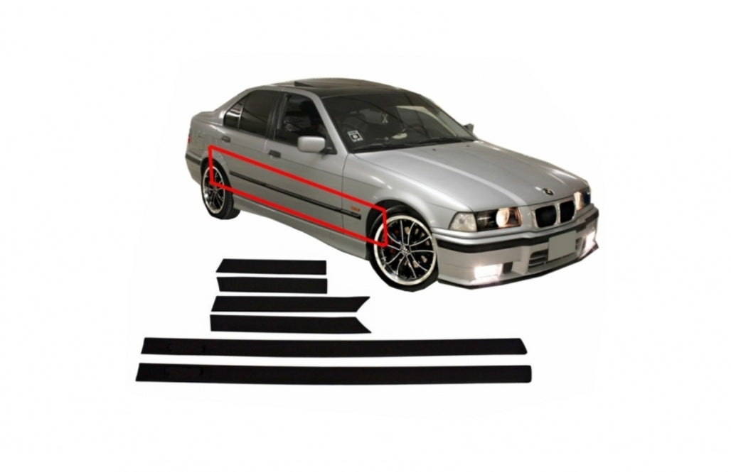 Door Moldings Strips M3 Design for BMW 3 Series E36 Limousine Touring (1991–1998)