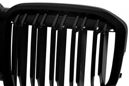 Double Slat Kidney Grilles Black Lacquer for BMW X7 G07 (2018-2022)