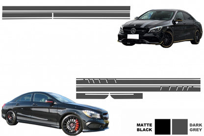 Edition 1 Style Decal Set Dark Grey for Mercedes CLA W117 C117 X117 and A-Class W176 (2012–2018)