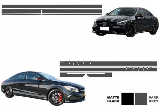 Edition 1 Style Decal Set Dark Grey for Mercedes CLA W117 C117 X117 and A-Class W176 (2012–2018)