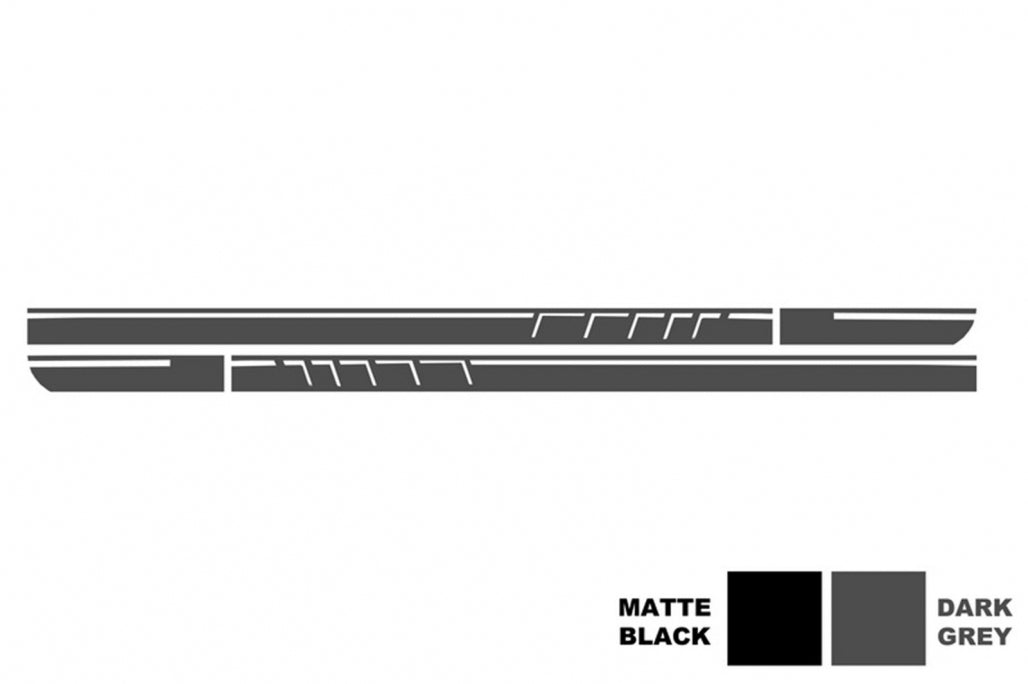 Edition 1 Style Decal Set Dark Grey for Mercedes CLA W117 C117 X117 and A-Class W176 (2012–2018)