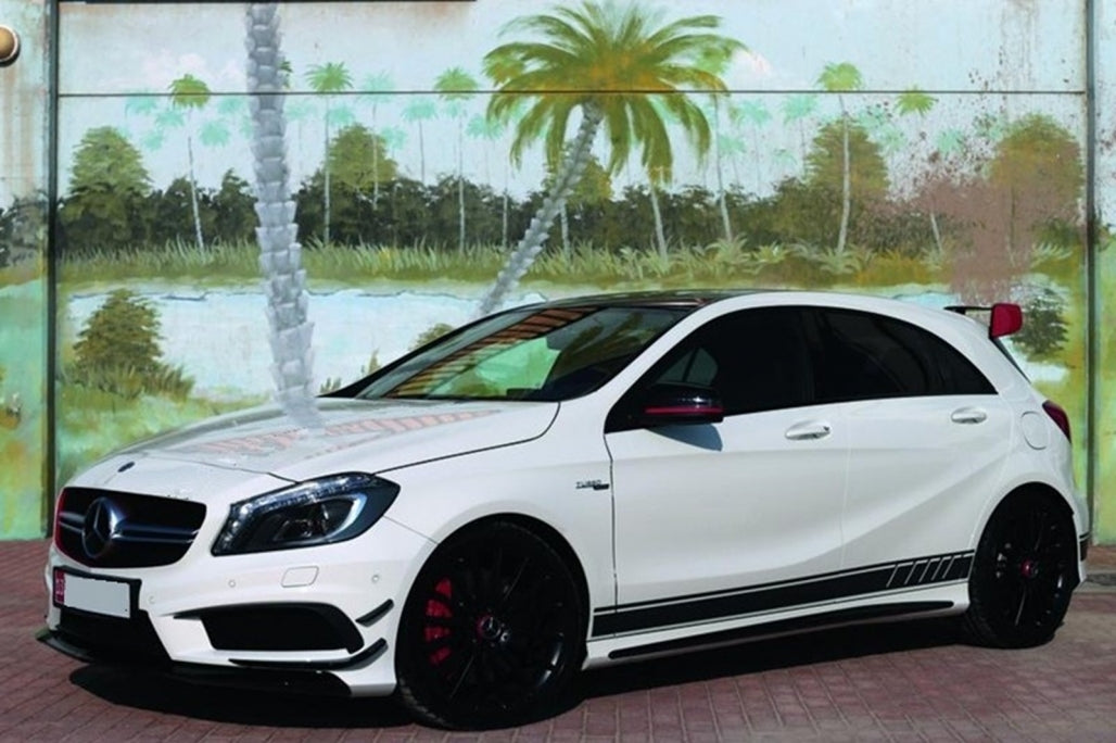 Edition 1 Style Decal Set Matte Black for Mercedes CLA W117 C117 X117 and A-Class W176 (2012–2018)