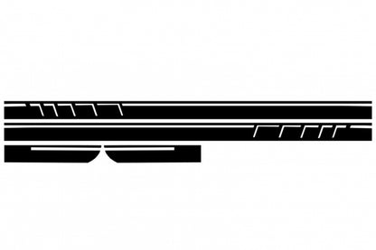 Edition 1 Style Decal Set Matte Black for Mercedes CLA W117 C117 X117 and A-Class W176 (2012–2018)