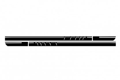 Edition 1 Style Decal Set Matte Black for Mercedes CLA W117 C117 X117 and A-Class W176 (2012–2018)
