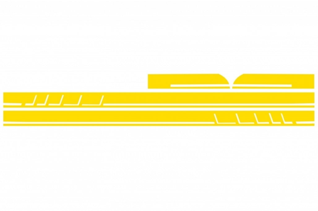 Edition 1 Style Decal Set Matte Yellow for Mercedes CLA W117 C117 X117 and A-Class W176 (2012–2018)