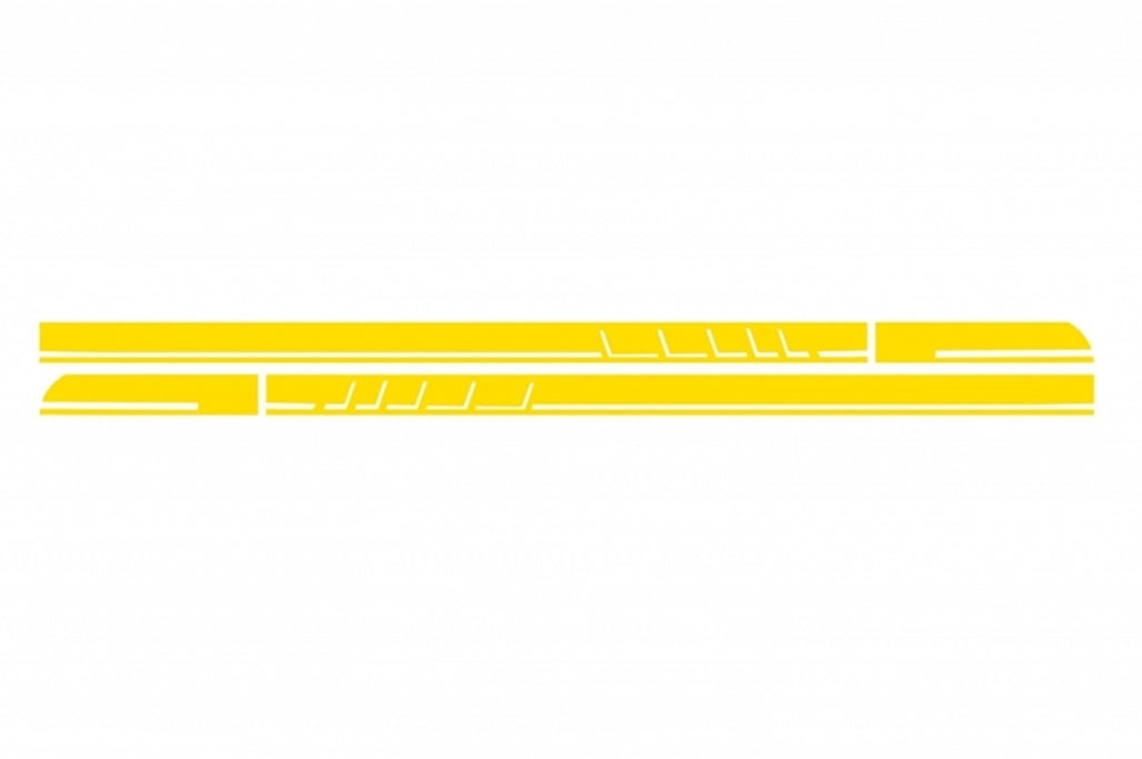 Edition 1 Style Decal Set Matte Yellow for Mercedes CLA W117 C117 X117 and A-Class W176 (2012–2018)