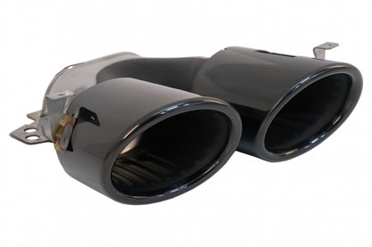 Exhaust Muffler Tips 45S Design Black for Mercedes A-Class W177 V177 CLA C118 X118 GLA H247 GLB X247 (2018–Up)