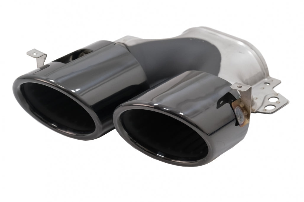 Exhaust Muffler Tips 45S Design Black for Mercedes A-Class W177 V177 CLA C118 X118 GLA H247 GLB X247 (2018–Up)
