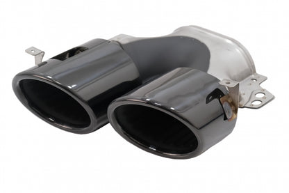 Exhaust Muffler Tips 45S Design Black for Mercedes A-Class W177 V177 CLA C118 X118 GLA H247 GLB X247 (2018–Up)