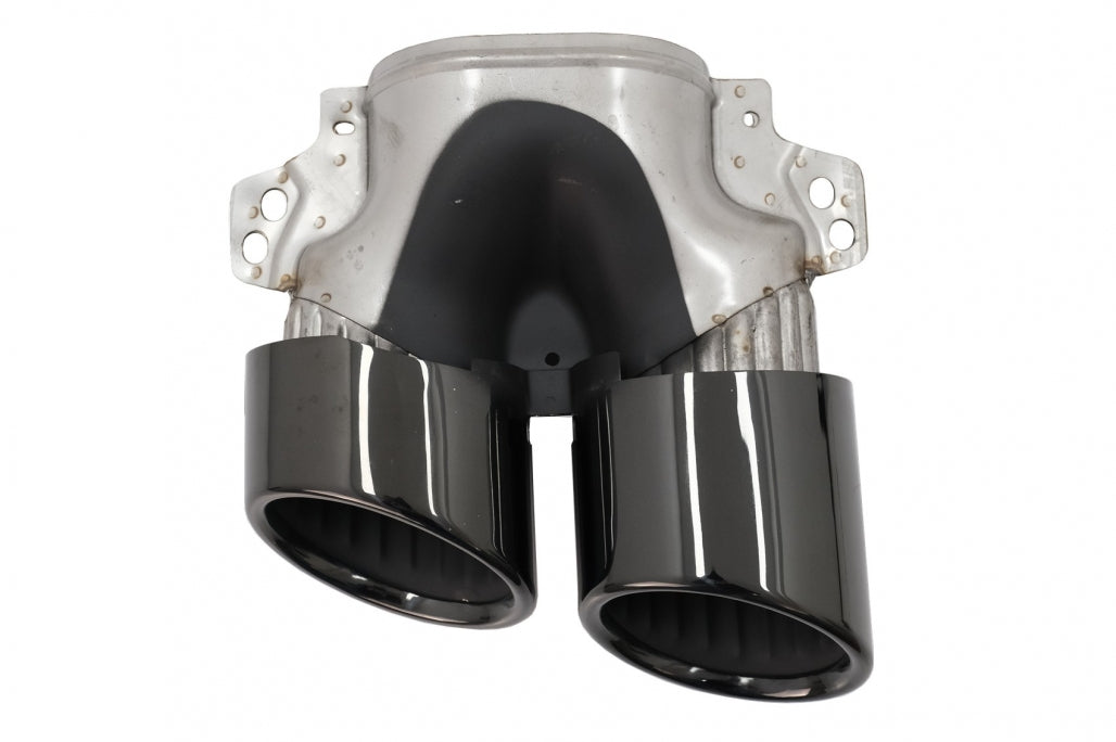 Exhaust Muffler Tips 45S Design Black for Mercedes A-Class W177 V177 CLA C118 X118 GLA H247 GLB X247 (2018–Up)