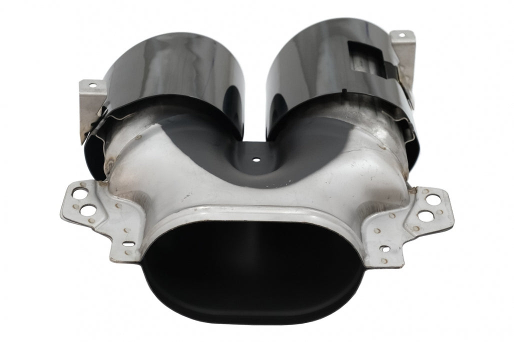 Exhaust Muffler Tips 45S Design Black for Mercedes A-Class W177 V177 CLA C118 X118 GLA H247 GLB X247 (2018–Up)