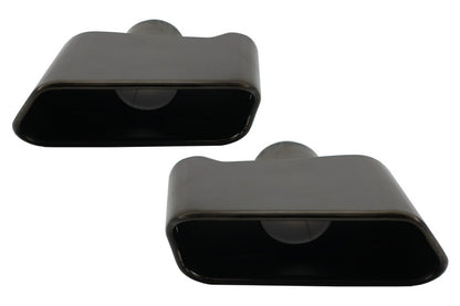 Exhaust Muffler Tips 550i Design Black Edition for BMW 5 Series F10 F11 (2011–2017)