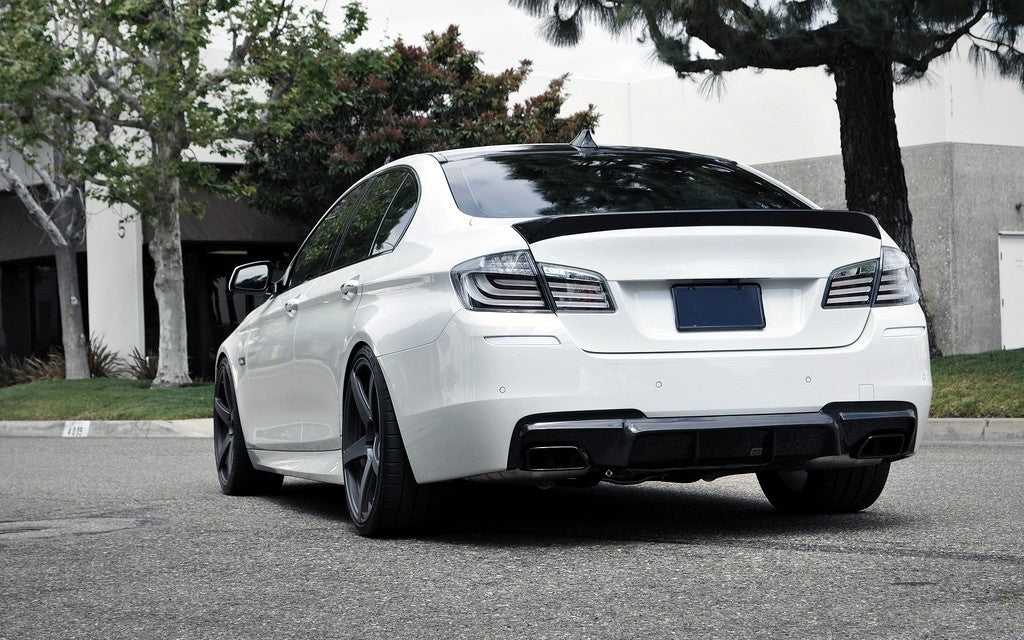 Exhaust Muffler Tips 550i V8 LCI Square Black Edition for BMW 5 Series F10 F11 F18 (2011–2017)