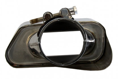 Exhaust Muffler Tips 550i V8 LCI Square Design for BMW 5 Series F10 F11 F18 (2011–2017)