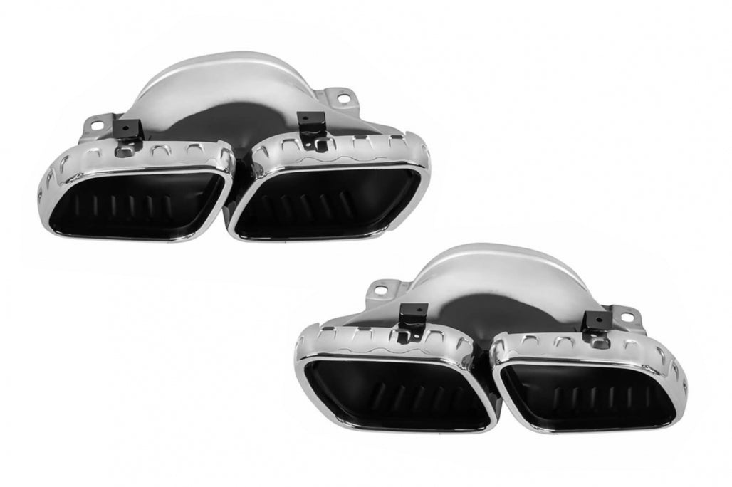 Exhaust Muffler Tips AMG Design for Mercedes GLE W167 C167 GLS X167 GT X290 (2019–Up)