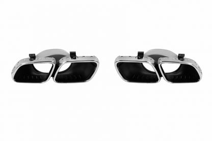 Exhaust Muffler Tips AMG Design for Mercedes GLE W167 C167 GLS X167 GT X290 (2019–Up)