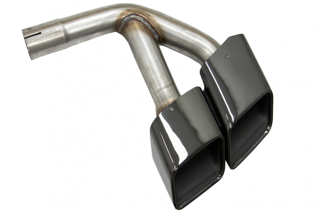 Exhaust Muffler Tips Black SQ7 Design for Audi Q7 4M 3.0 Petrol (2015–2019)