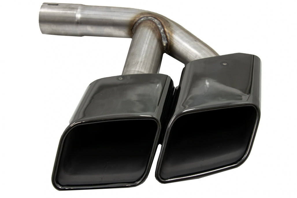 Exhaust Muffler Tips Black SQ7 Design for Audi Q7 4M 3.0 Petrol (2015–2019)