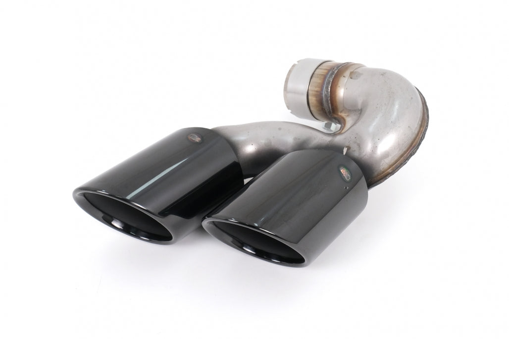 Exhaust Muffler Tips Black for BMW X5 G05 X6 G06 X7 G07 40i M-Package (2018-Up)