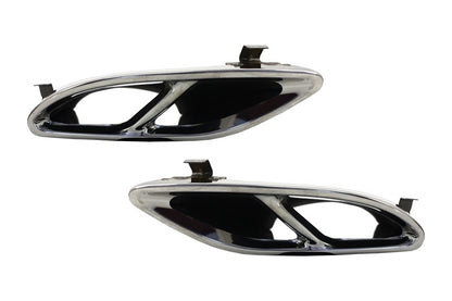 Exhaust Muffler Tips C43 Sport Design for Mercedes GLC X253 C253 GLE W166 C292 C-Class W205 (2014–2017)