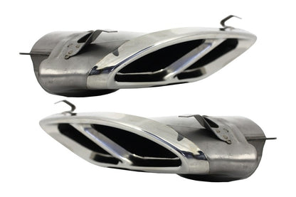 Exhaust Muffler Tips C43 Sport Design for Mercedes GLC X253 C253 GLE W166 C292 C-Class W205 (2014–2017)