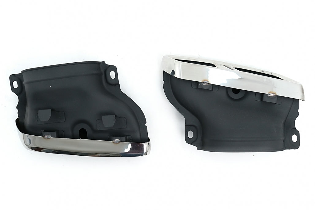 Exhaust Muffler Tips Chrome Design for Mercedes C-Class W205 S205 C205 A205 GLC GLE E-Class W213 S-Class W222 (2014–Up)