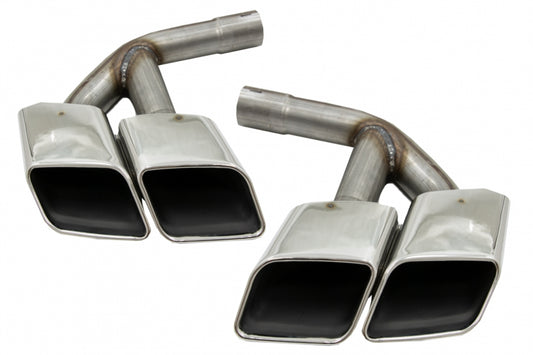 Exhaust Muffler Tips Chrome SQ7 Design for Audi Q7 4M 3.0 Petrol (2015–2019)