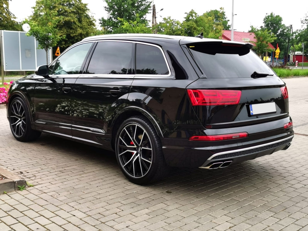 Exhaust Muffler Tips Chrome SQ7 Design for Audi Q7 4M 3.0 Petrol (2015–2019)