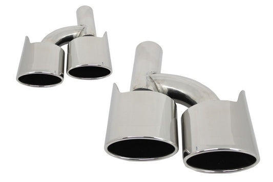 Exhaust Muffler Tips E63 C63 Design Universal Fit for Mercedes Models (304 Stainless Steel)